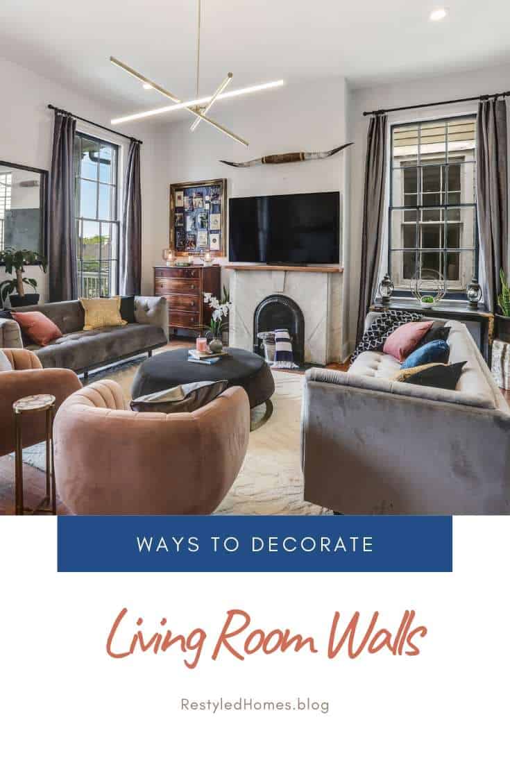 Ways To Decorate A Large Living Room Wall - Restyled Homes