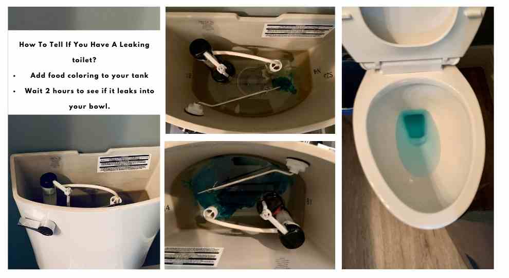 If your toilet leaking